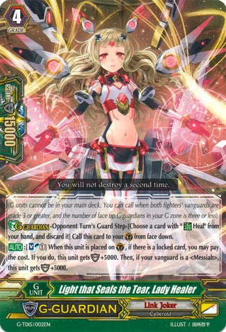 Light that Seals the Tear, Lady Healer (G-TD15/002EN) [Messiah Dragon of Rebirth] - PokeCharles PokeStore