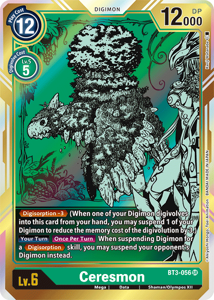 Ceresmon [BT3-056] (Alternate Art) [Release Special Booster Ver.1.5] - PokeCharles PokeStore