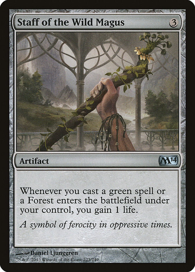 Staff of the Wild Magus [Magic 2014] - PokeCharles PokeStore