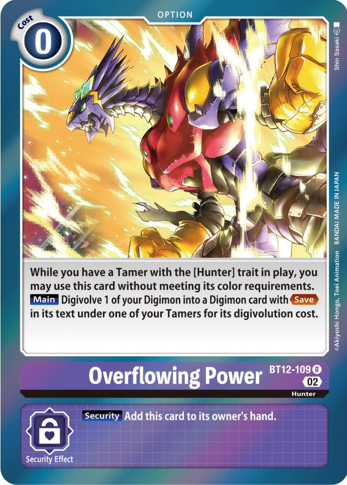 Overflowing Power [BT12-109] [Across Time] - PokeCharles PokeStore