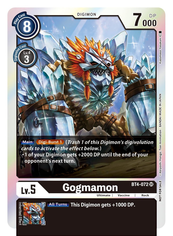 Gogmamon [BT4-072] (Event Pack 2) [Great Legend] - PokeCharles PokeStore