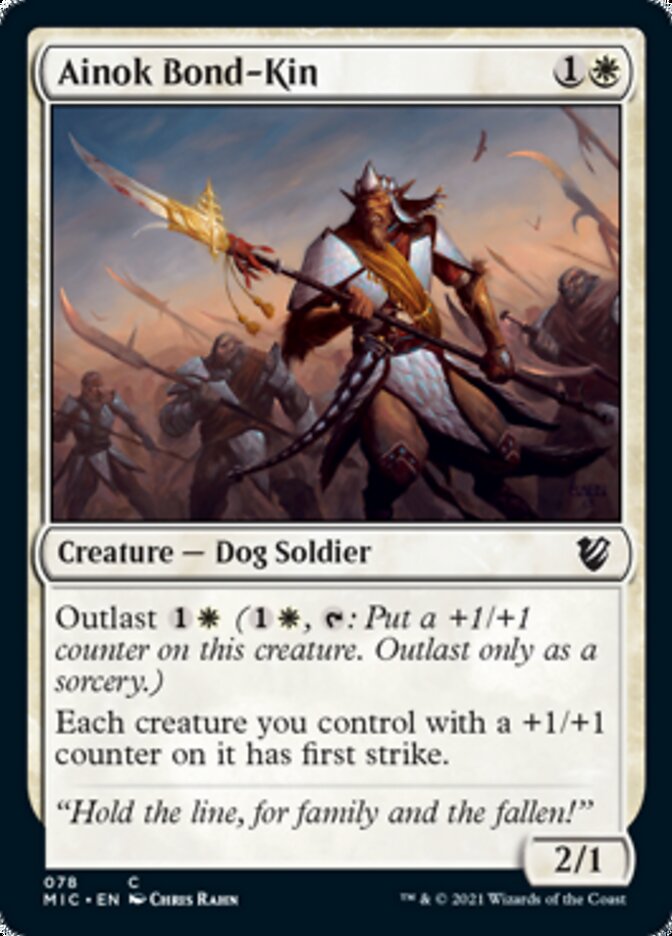 Ainok Bond-Kin [Innistrad: Midnight Hunt Commander] - PokeCharles PokeStore