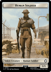 Soldier (004) // Human Soldier Double-Sided Token [Fallout Tokens] - PokeCharles PokeStore