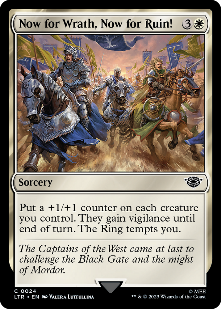 Now for Wrath, Now for Ruin! [The Lord of the Rings: Tales of Middle-Earth] - PokeCharles PokeStore
