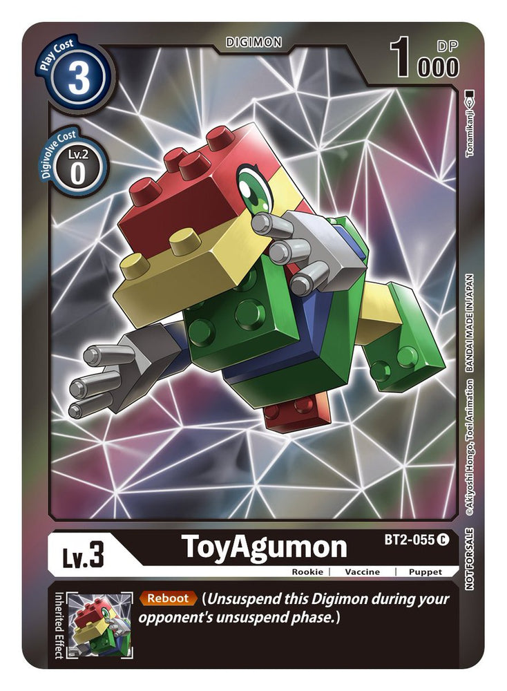 ToyAgumon [BT2-055] (Event Pack 2) [Release Special Booster Ver.1.0] - PokeCharles PokeStore