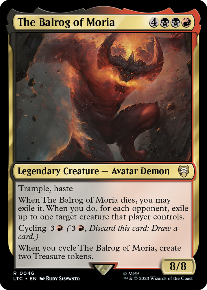 The Balrog of Moria [The Lord of the Rings: Tales of Middle-Earth Commander] - PokeCharles PokeStore