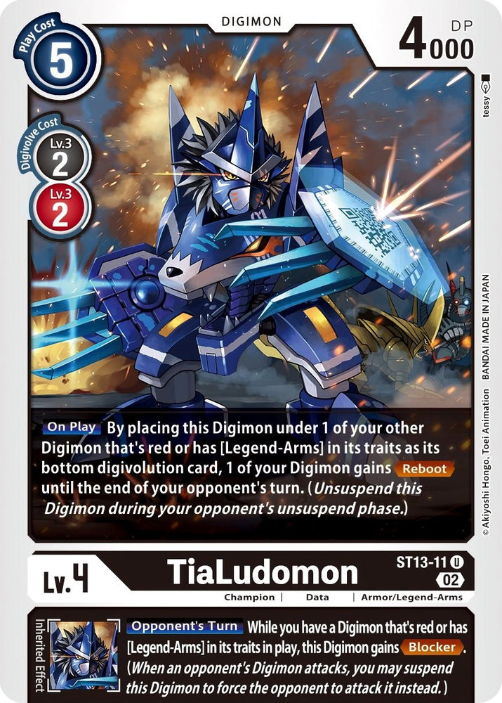 TiaLudomon [ST13-11] [Starter Deck: Ragnaloardmon] - PokeCharles PokeStore
