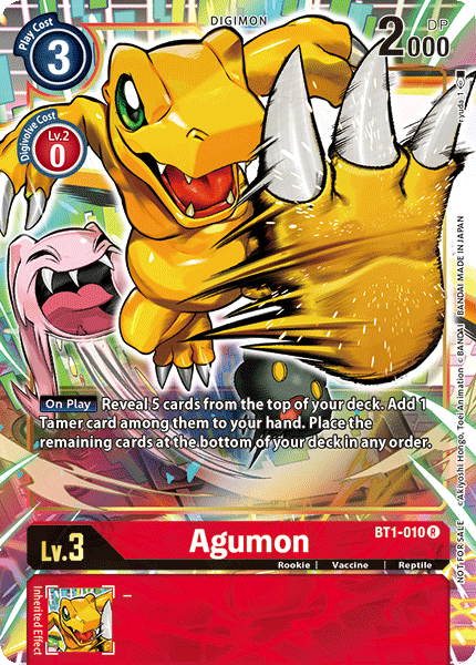 Agumon [BT1-010] (Dash Pack) [Release Special Booster Ver.1.0 Promos] - PokeCharles PokeStore