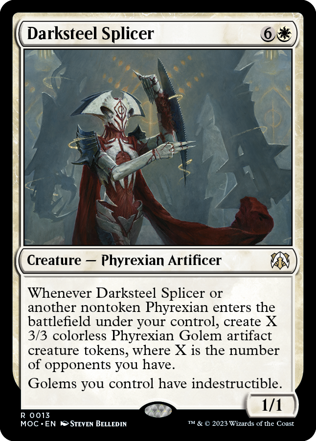 Darksteel Splicer [March of the Machine Commander] - PokeCharles PokeStore