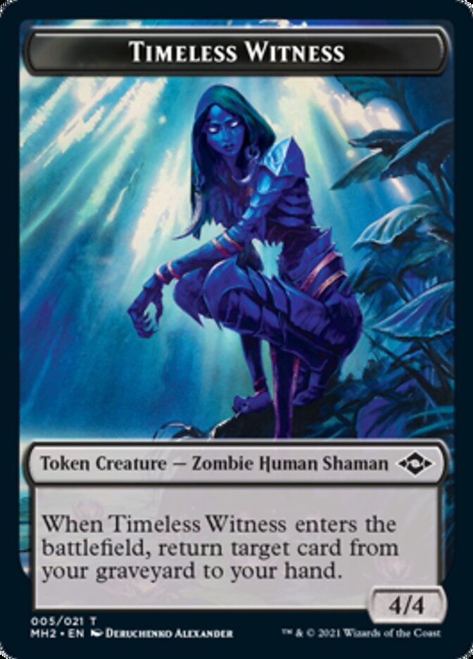 Timeless Witness Token [Modern Horizons 2 Tokens] - PokeCharles PokeStore