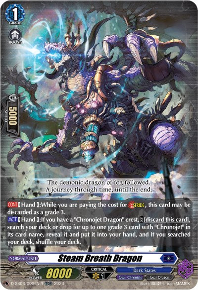 Steam Breath Dragon (TDR) (D-SS02/009EN-R) [Stride Deckset -Chronojet-] - PokeCharles PokeStore