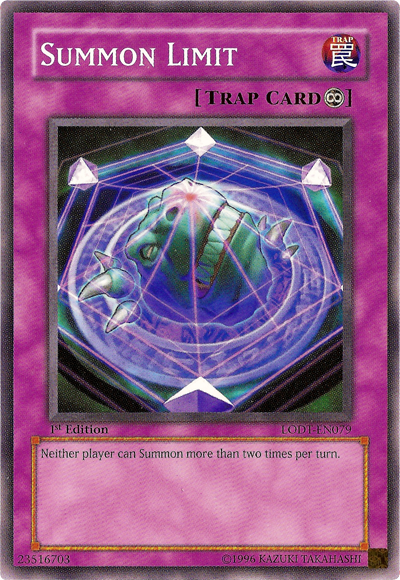 Summon Limit [LODT-EN079] Common - PokeCharles PokeStore