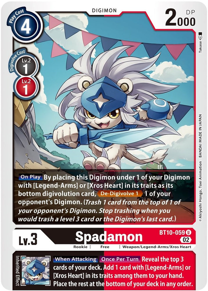 Spadamon [BT10-059] [Xros Encounter] - PokeCharles PokeStore