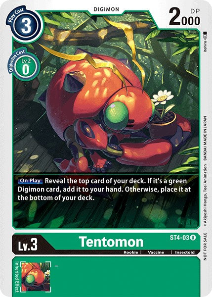 Tentomon [ST4-03] (Official Tournament Pack Vol.3) [Starter Deck: Giga Green Promos] - PokeCharles PokeStore