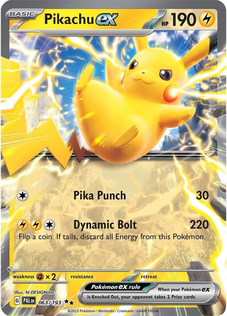 Pikachu ex (063/193) [Scarlet & Violet: Paldea Evolved]