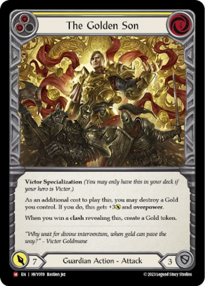 The Golden Son (Yellow) [HVY059] (Heavy Hitters) - PokeCharles PokeStore