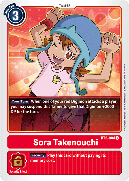 Sora Takenouchi [BT2-084] [Release Special Booster Ver.1.0] - PokeCharles PokeStore