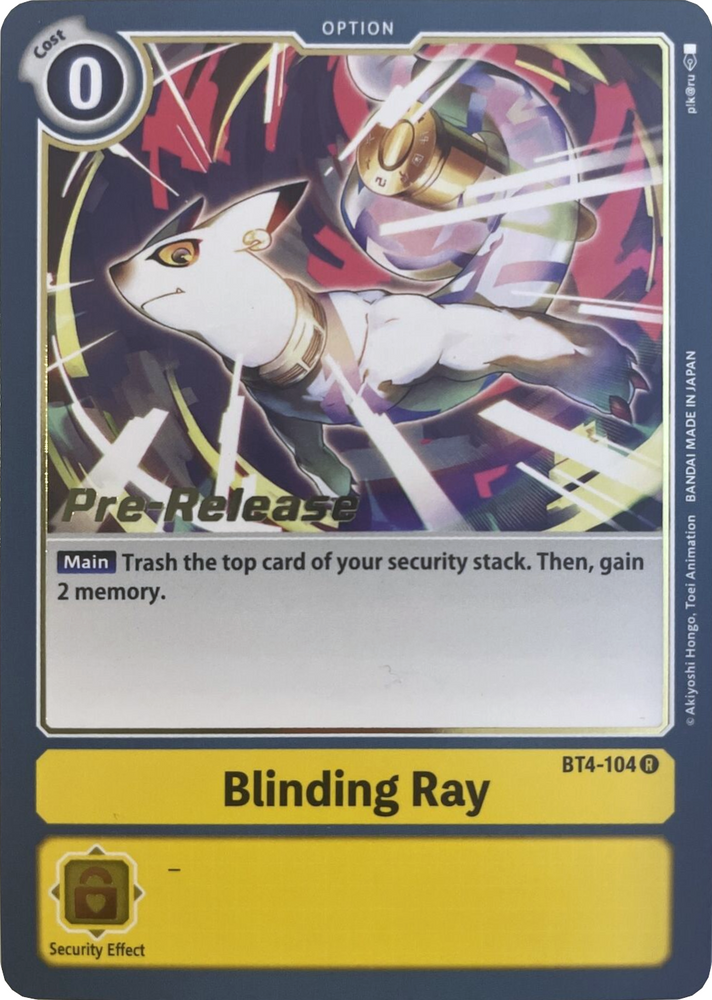Blinding Ray [BT4-104] [Great Legend Pre-Release Promos] - PokeCharles PokeStore