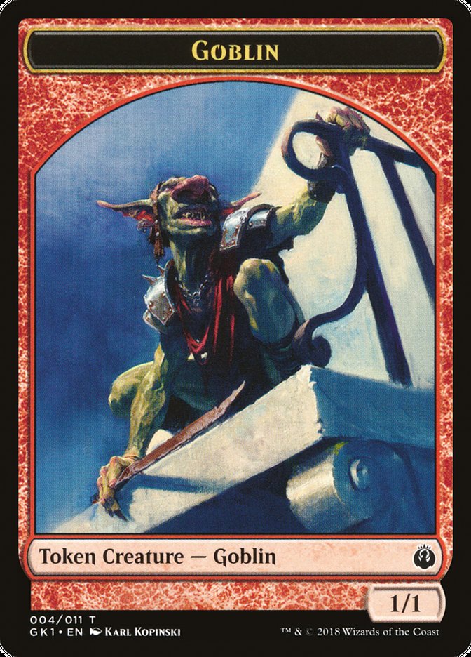 Weird // Goblin Double-Sided Token [Guilds of Ravnica Guild Kit Tokens] - PokeCharles PokeStore