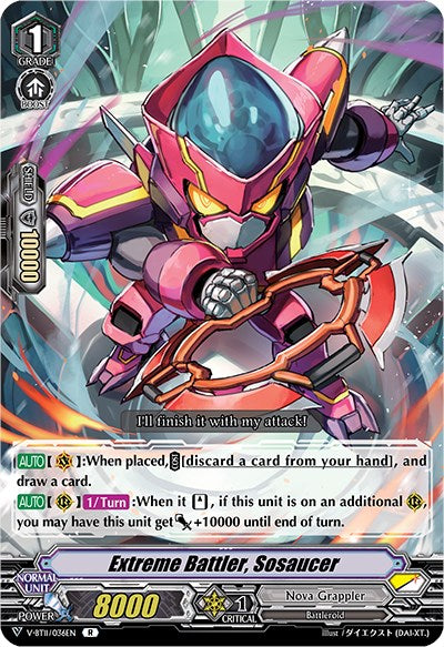Extreme Battler, Sosaucer (V-BT11/036EN) [Storm of the Blue Cavalry] - PokeCharles PokeStore