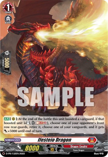 Ifesteio Dragon (D-PR/132EN) [D Promo Cards] - PokeCharles PokeStore