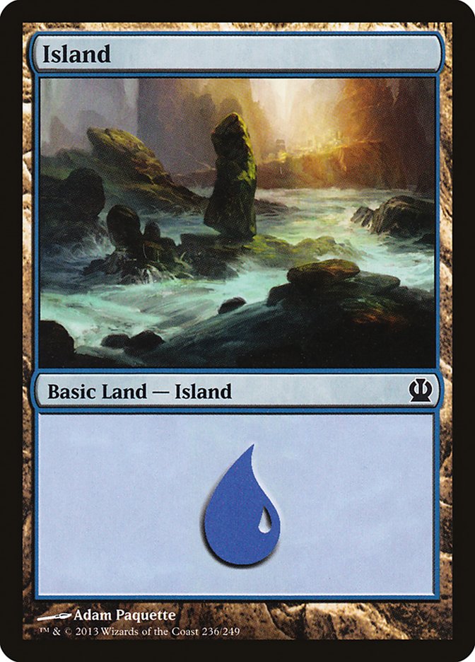 Island (236) [Theros] - PokeCharles PokeStore