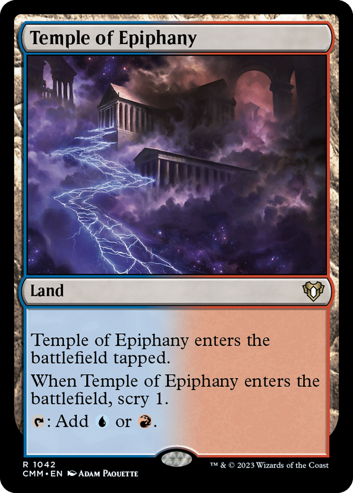 Temple of Epiphany [Commander Masters] - PokeCharles PokeStore