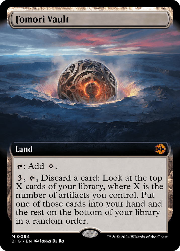Fomori Vault (Extended Art) [Outlaws of Thunder Junction: The Big Score] - PokeCharles PokeStore