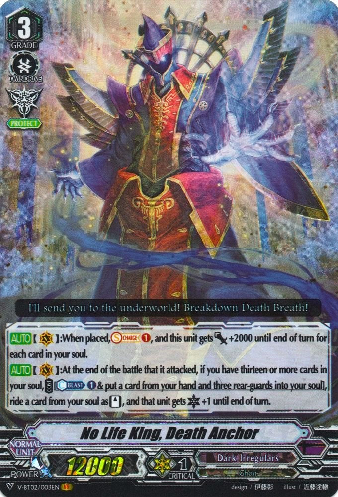 No Life King, Death Anchor (V-BT02/003EN) [Strongest! Team AL4] - PokeCharles PokeStore