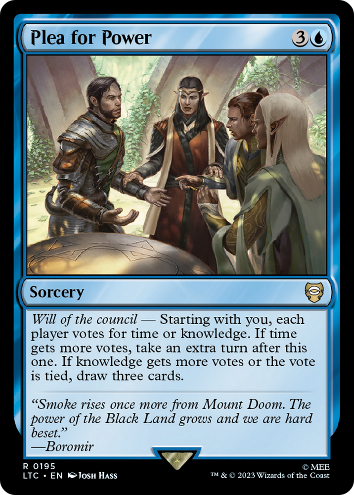 Plea for Power [The Lord of the Rings: Tales of Middle-Earth Commander] - PokeCharles PokeStore