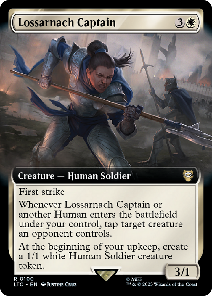 Lossarnach Captain (Extended Art) [The Lord of the Rings: Tales of Middle-Earth Commander] - PokeCharles PokeStore