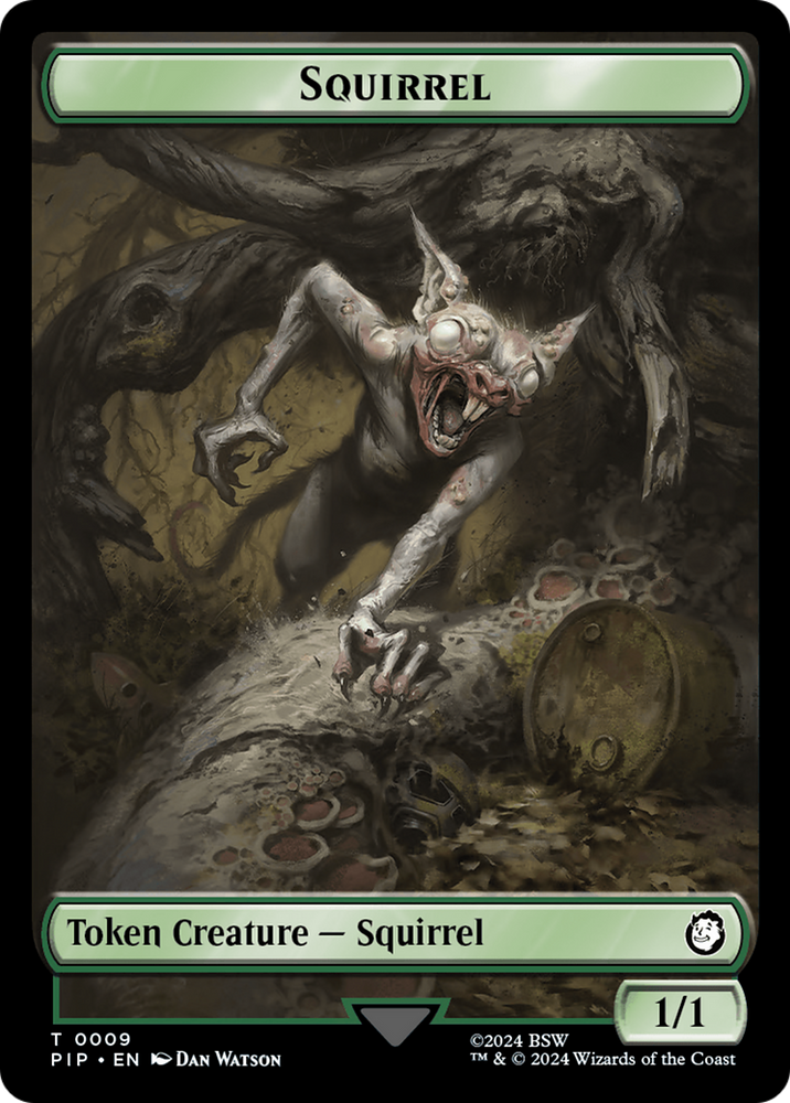 Junk // Squirrel Double-Sided Token [Fallout Tokens] - PokeCharles PokeStore
