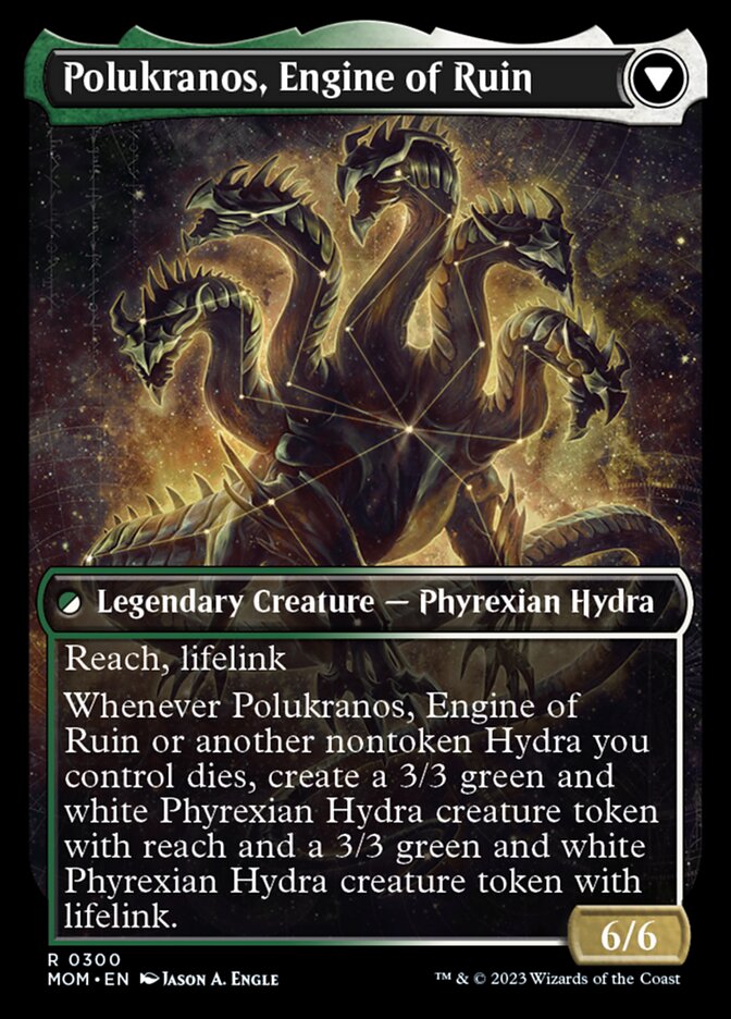 Polukranos Reborn // Polukranos, Engine of Ruin (Showcase Planar Booster Fun) [March of the Machine] - PokeCharles PokeStore