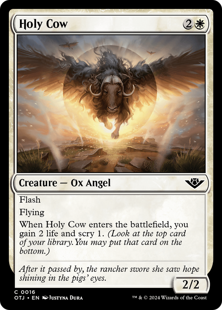 Holy Cow [Outlaws of Thunder Junction] - PokeCharles PokeStore