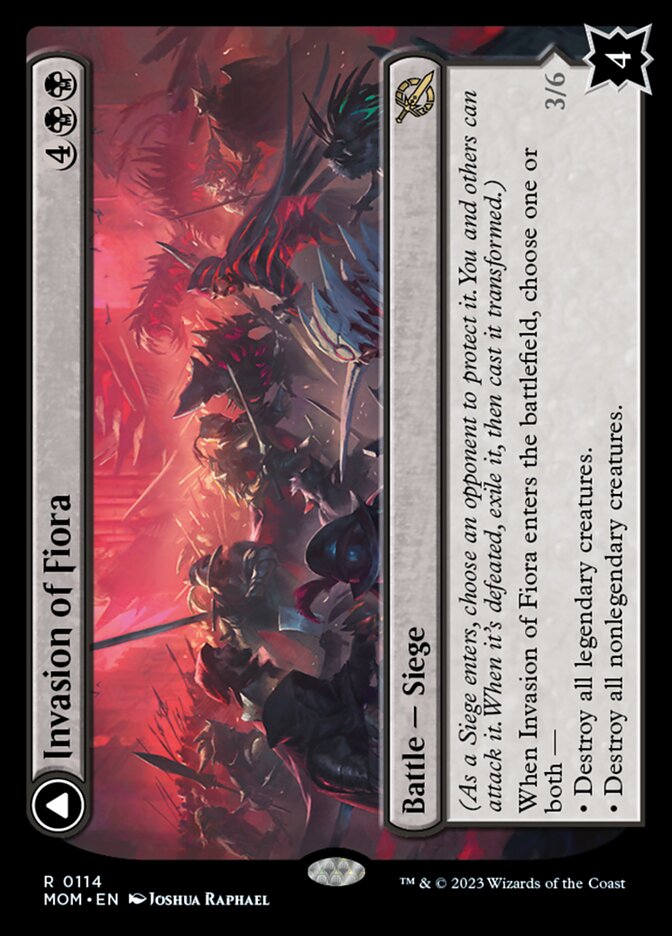 Invasion of Fiora // Marchesa, Resolute Monarch [March of the Machine] - PokeCharles PokeStore