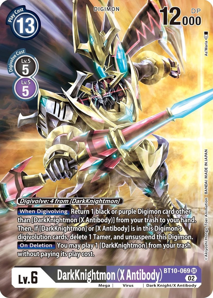 DarkKnightmon (X Antibody) [BT10-069] (Alternate Art) [Xros Encounter] - PokeCharles PokeStore