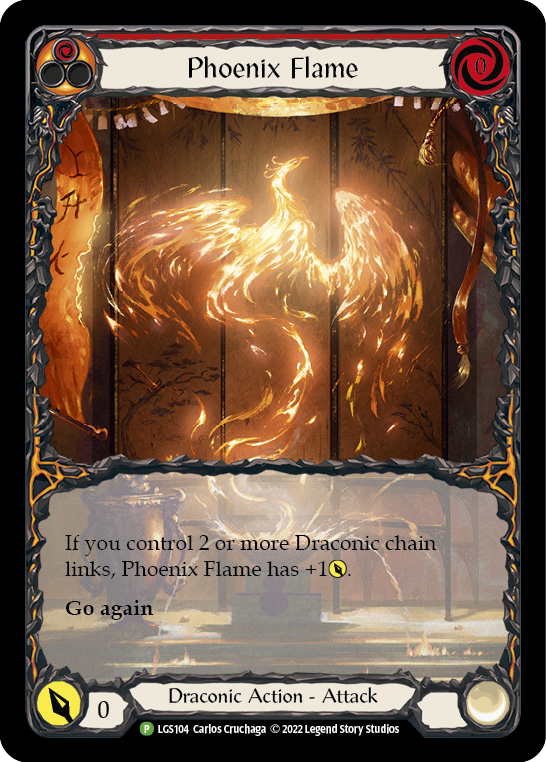 Phoenix Flame [LGS104] (Promo)  Rainbow Foil - PokeCharles PokeStore