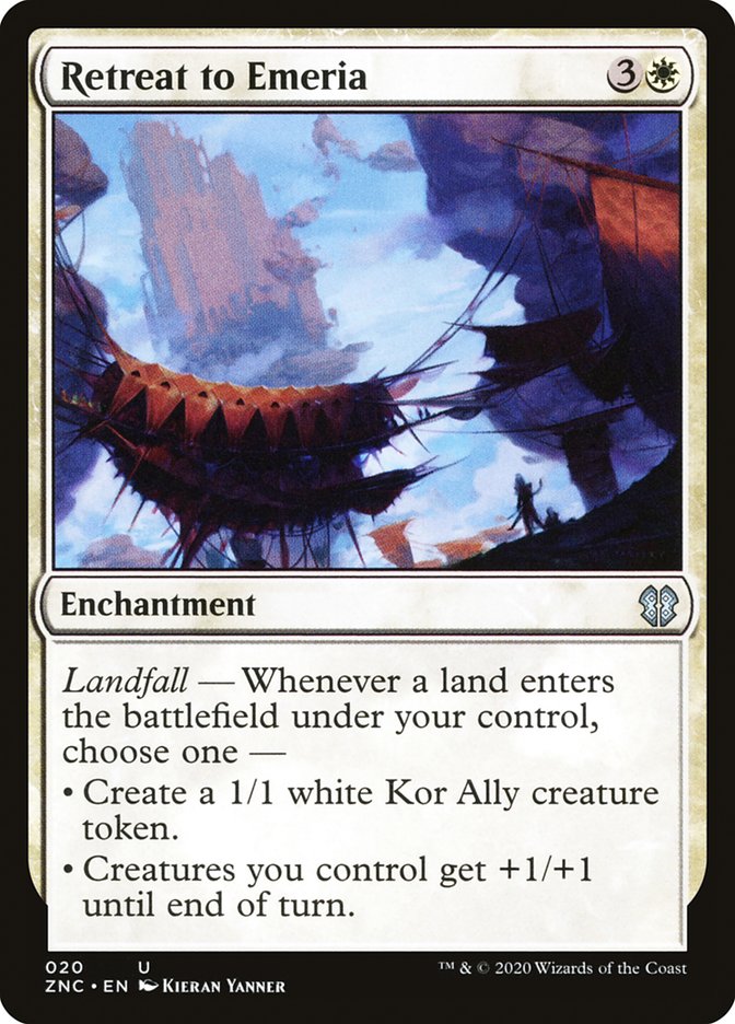 Retreat to Emeria [Zendikar Rising Commander] - PokeCharles PokeStore