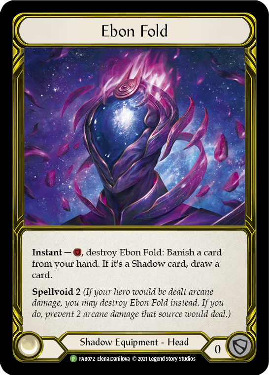 Ebon Fold (Golden) [FAB072] (Promo)  Cold Foil - PokeCharles PokeStore