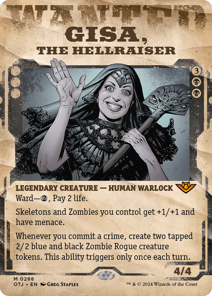 Gisa, the Hellraiser (Showcase) [Outlaws of Thunder Junction] - PokeCharles PokeStore