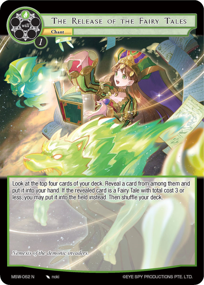 The Release of the Fairy Tales (MSW-062) [The Magic Stone War - Zero] - PokeCharles PokeStore