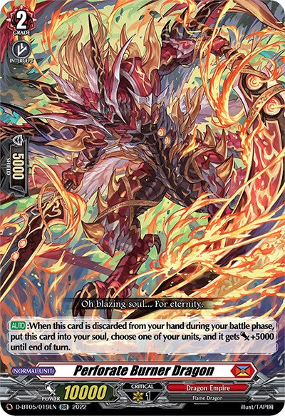Perforate Burner Dragon (D-BT05/019EN) [Triumphant Return of the Brave Heroes] - PokeCharles PokeStore