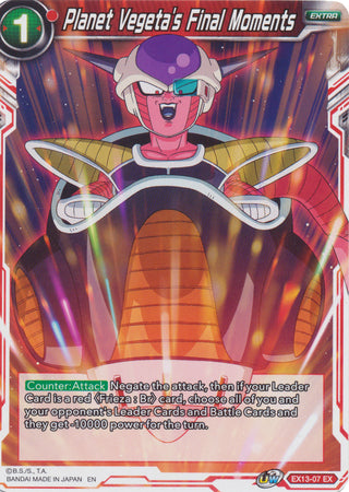 Planet Vegeta's Final Moments (EX13-07) [Special Anniversary Set 2020] - PokeCharles PokeStore