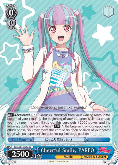 Cheerful Smile, PAREO (BD/W73-E078 U) [BanG Dream! Vol.2]