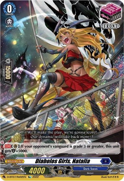 Diabolos Girls, Natalia (D-BT07/Re02EN) [Raging Flames Against Emerald Storm] - PokeCharles PokeStore
