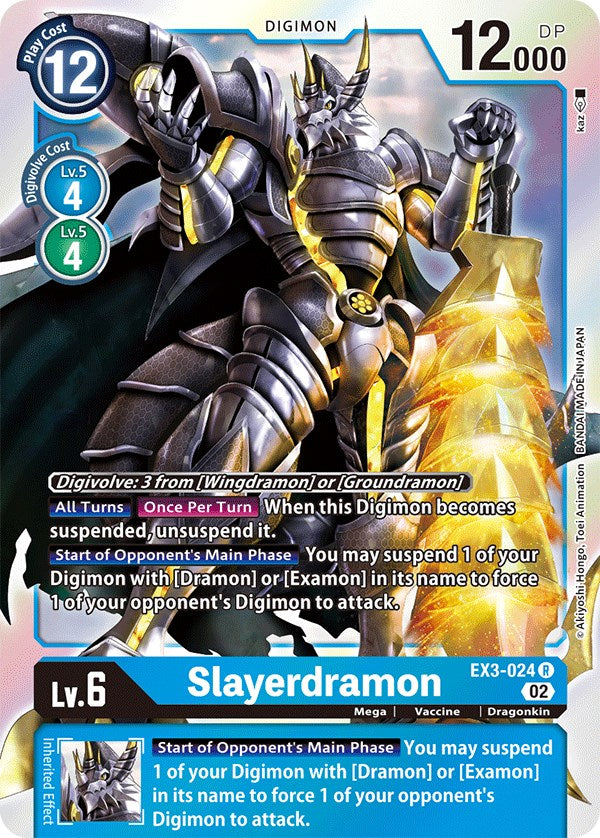 Slayerdramon [EX3-024] [Draconic Roar] - PokeCharles PokeStore