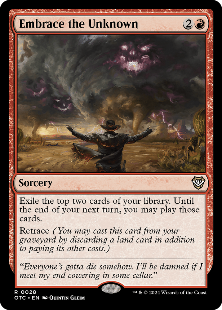 Embrace the Unknown [Outlaws of Thunder Junction Commander] - PokeCharles PokeStore
