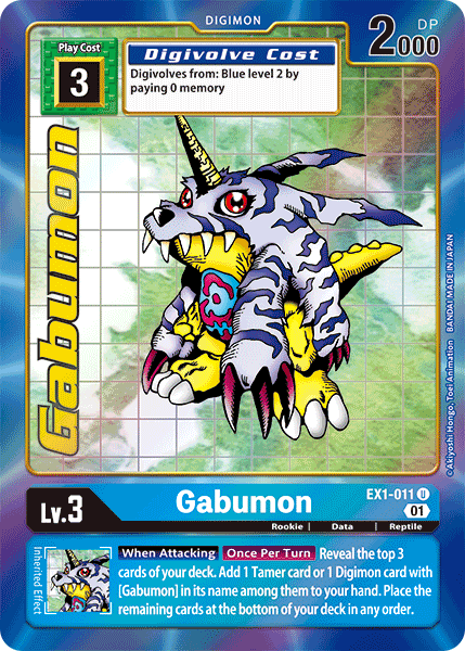 Gabumon [EX1-011] (Alternate Art) [Classic Collection] - PokeCharles PokeStore