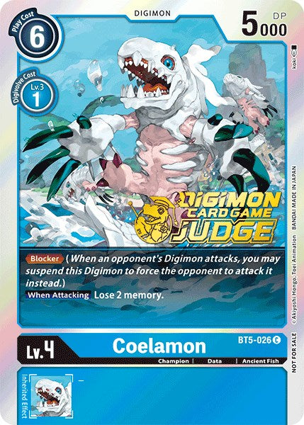 Coelamon [BT5-026] (Judge Pack 1) [Battle of Omni Promos] - PokeCharles PokeStore