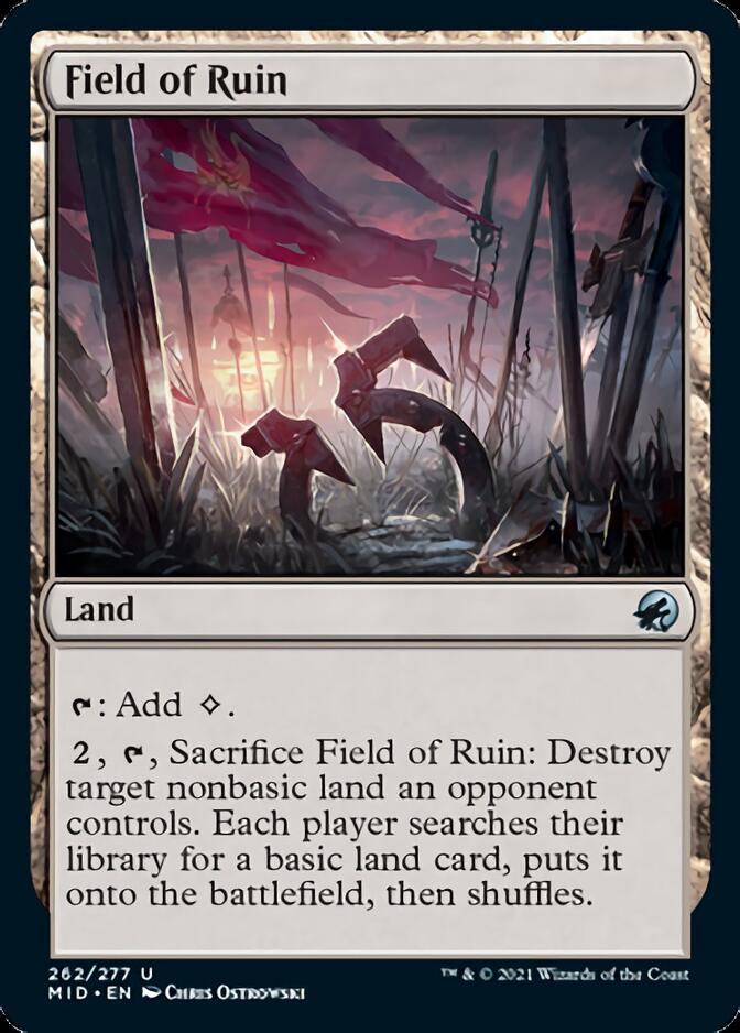 Field of Ruin [Innistrad: Midnight Hunt] - PokeCharles PokeStore